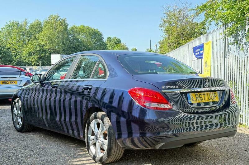 Mercedes-Benz C Class 1.6 C200d Se Executive LR67UUP Blue #3