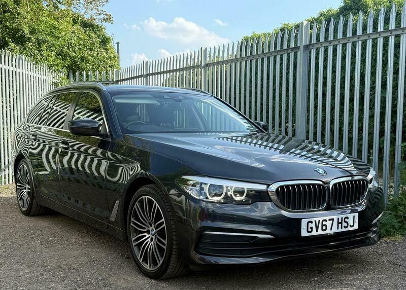 BMW 5 Series 2.0 520D Se Touring GV67HSJ Grey #5