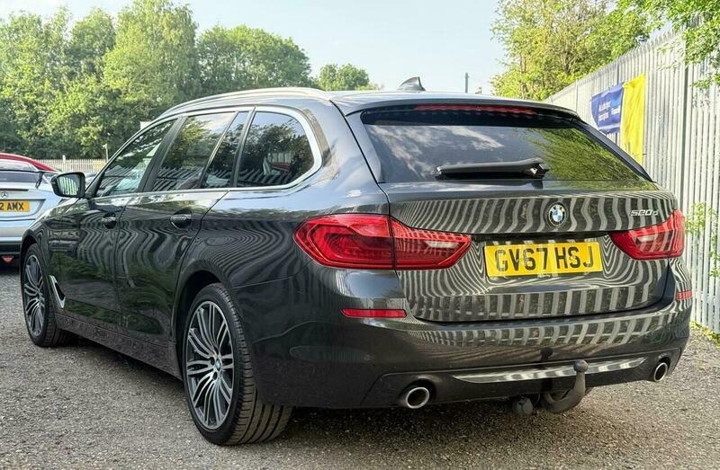 BMW 5 Series 2.0 520D Se Touring GV67HSJ Grey #3