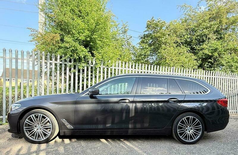 BMW 5 Series 2.0 520D Se Touring GV67HSJ Grey #4