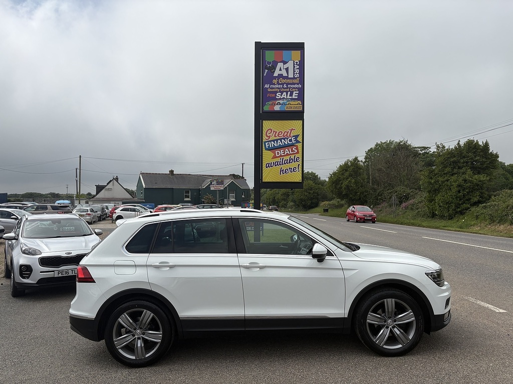 Volkswagen Tiguan Tdi Sel MA67OVM White #5