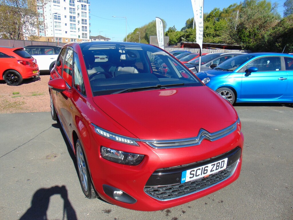 Citroen C4 Picasso Mpv 1.6 Bluehdi Exclusive Mot April 2027 Timi SC16ZBD Red #4