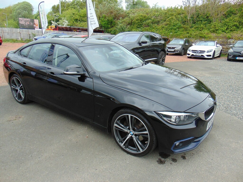 BMW 4 Series Gran Coupe Hatchback 2.0 420D Sport Gran Coupe Mot March 20 BT67ZKR Black #4