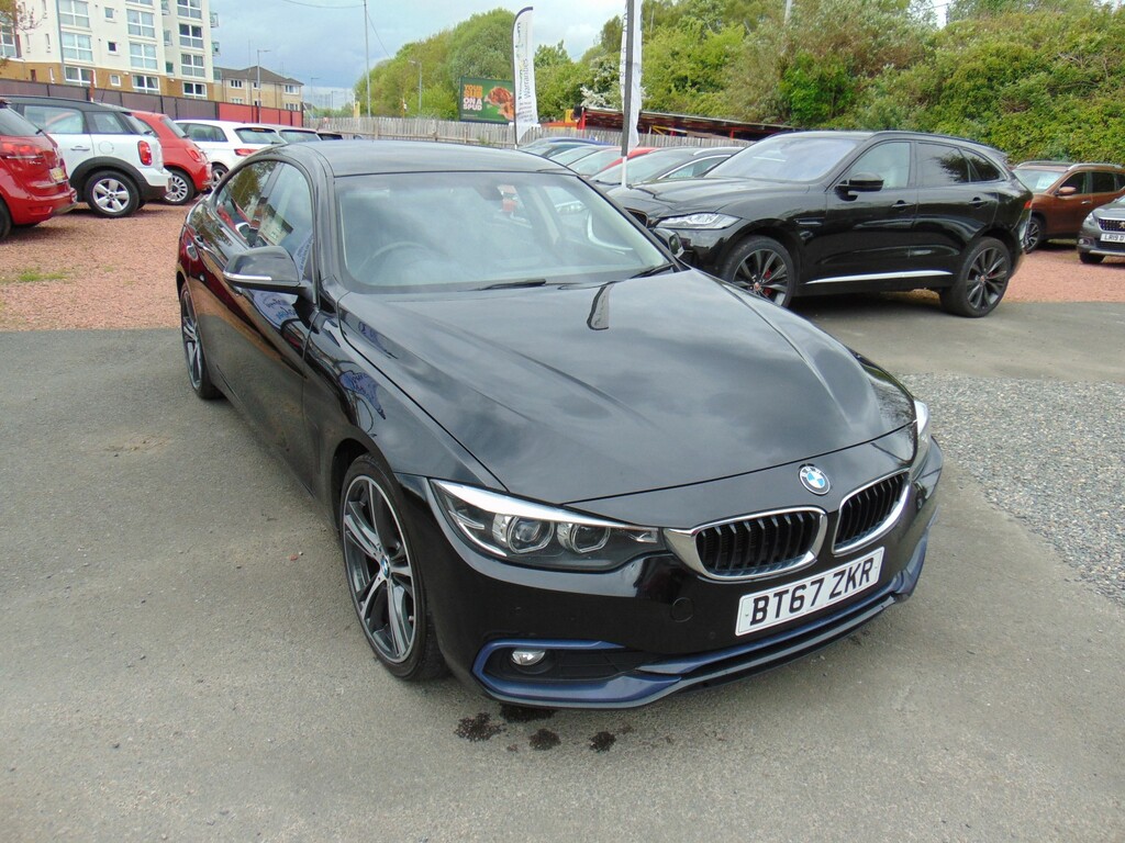 BMW 4 Series Gran Coupe Hatchback 2.0 420D Sport Gran Coupe Mot March 20 BT67ZKR Black #5
