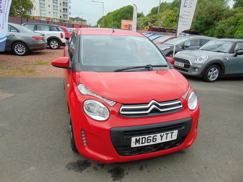 Citroen C1 Hatchback 1.0 Vti Feel Mot February 2O27 Lez C MD66YTT Red #4