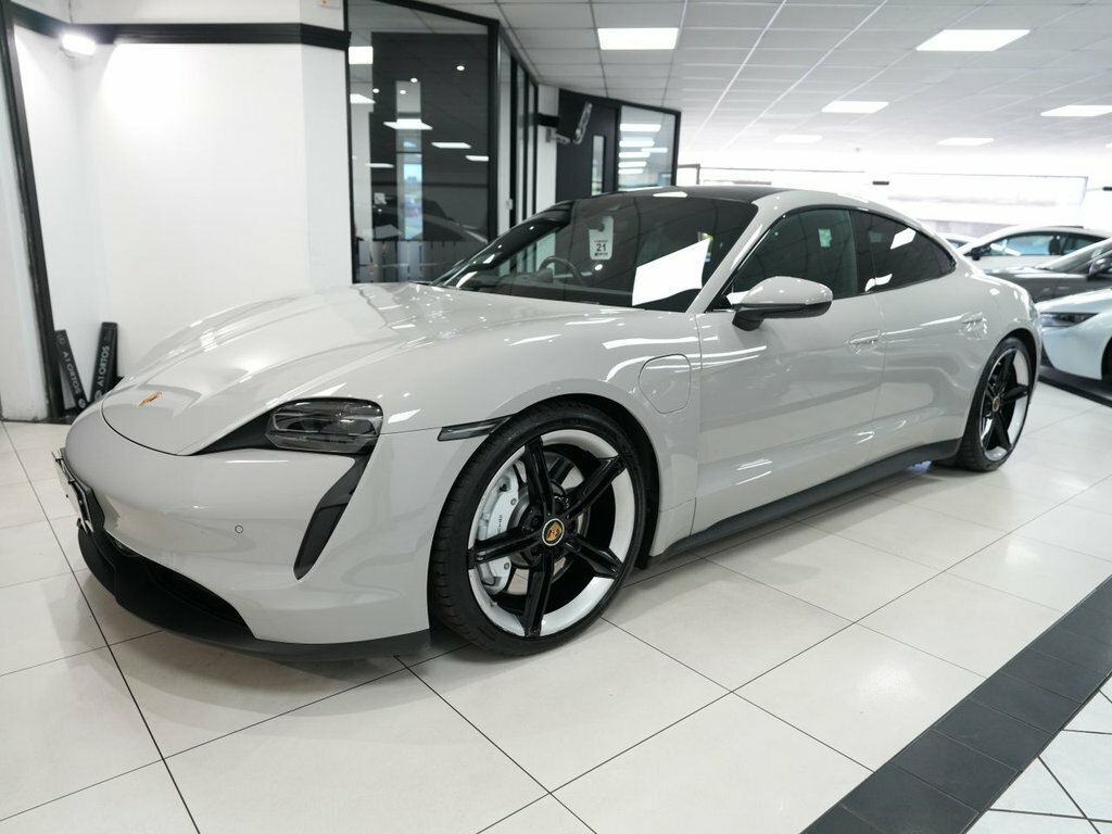 Porsche Taycan Saloon LJ22WDZ Grey #5