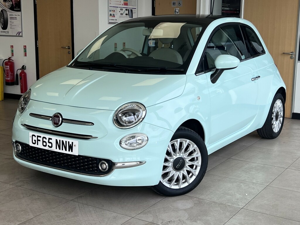 Fiat 500 Hatchback 1.2 500 My17 1.2 69Hp Lounge 201565 GF65NNW Green #3