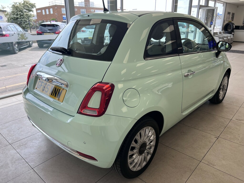 Fiat 500 Hatchback 1.2 500 My17 1.2 69Hp Lounge 201565 GF65NNW Green #5
