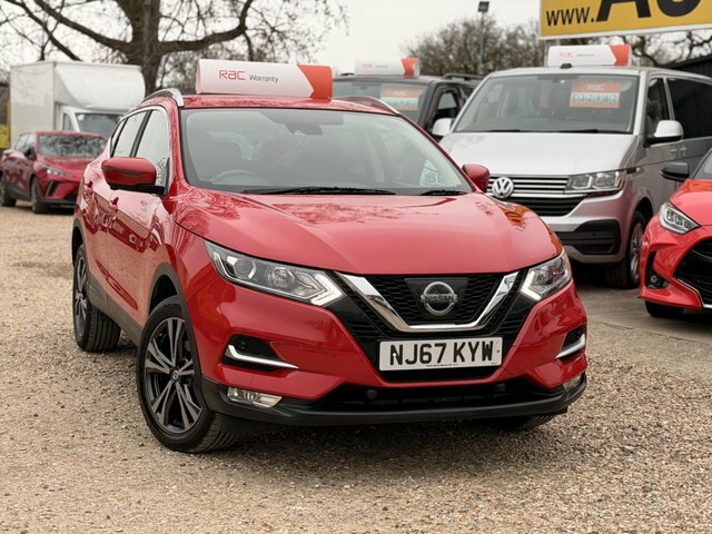Nissan Qashqai Dig-t N-connecta Euro 6 NJ67KYW Red #4