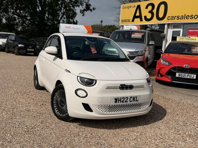 Fiat 500E Icon Auto 3dr WH22CKL White #2