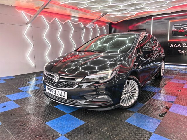 Vauxhall Astra 1.6I Turbo Gpf Elite Nav Hatchback Manu KM68JUJ Black #2