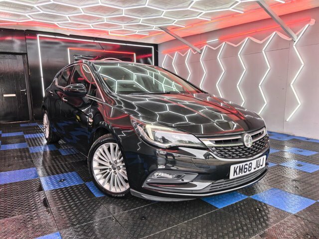 Vauxhall Astra 1.6I Turbo Gpf Elite Nav Hatchback Manu Black