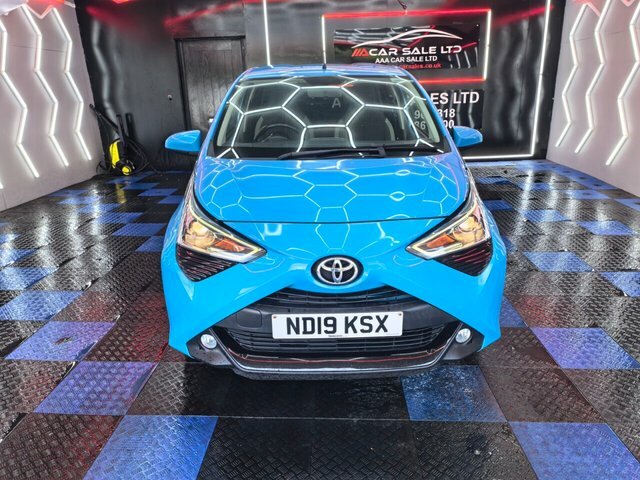 Toyota Aygo 1.0 Vvt-i X-plore Hatchback Euro ND19KSX Blue #4