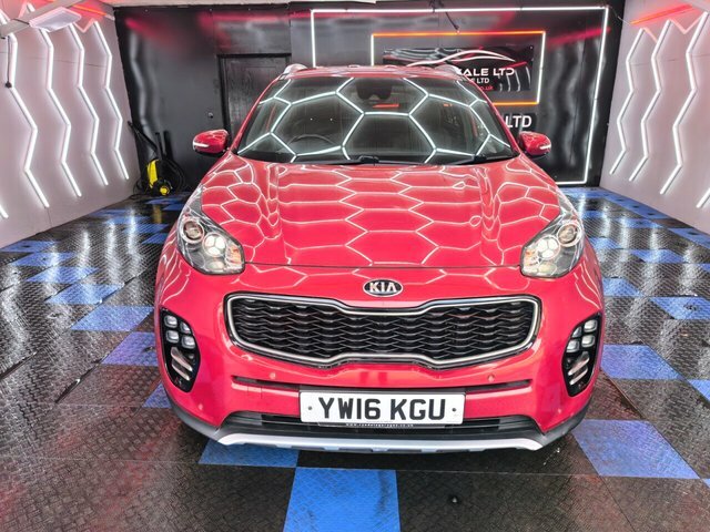 Kia Sportage 2.0 Crdi Gt-line Suv Awd Euro 6 YW16KGU Red #4
