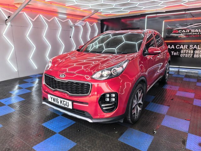 Kia Sportage 2.0 Crdi Gt-line Suv Awd Euro 6 YW16KGU Red #5