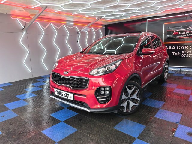 Kia Sportage 2.0 Crdi Gt-line Suv Awd Euro 6 YW16KGU Red #2