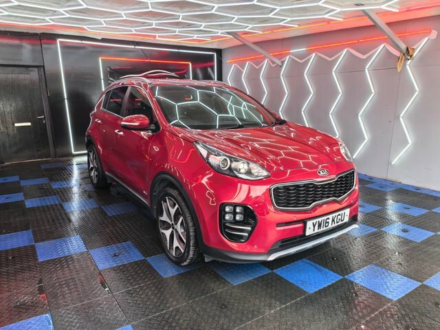 Kia Sportage 2.0 Crdi Gt-line Suv Awd Euro 6 YW16KGU Red #3