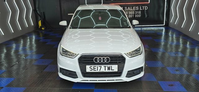 Audi A1 1.6 Tdi S Line Sportback Euro 6 SE17TWL White #4