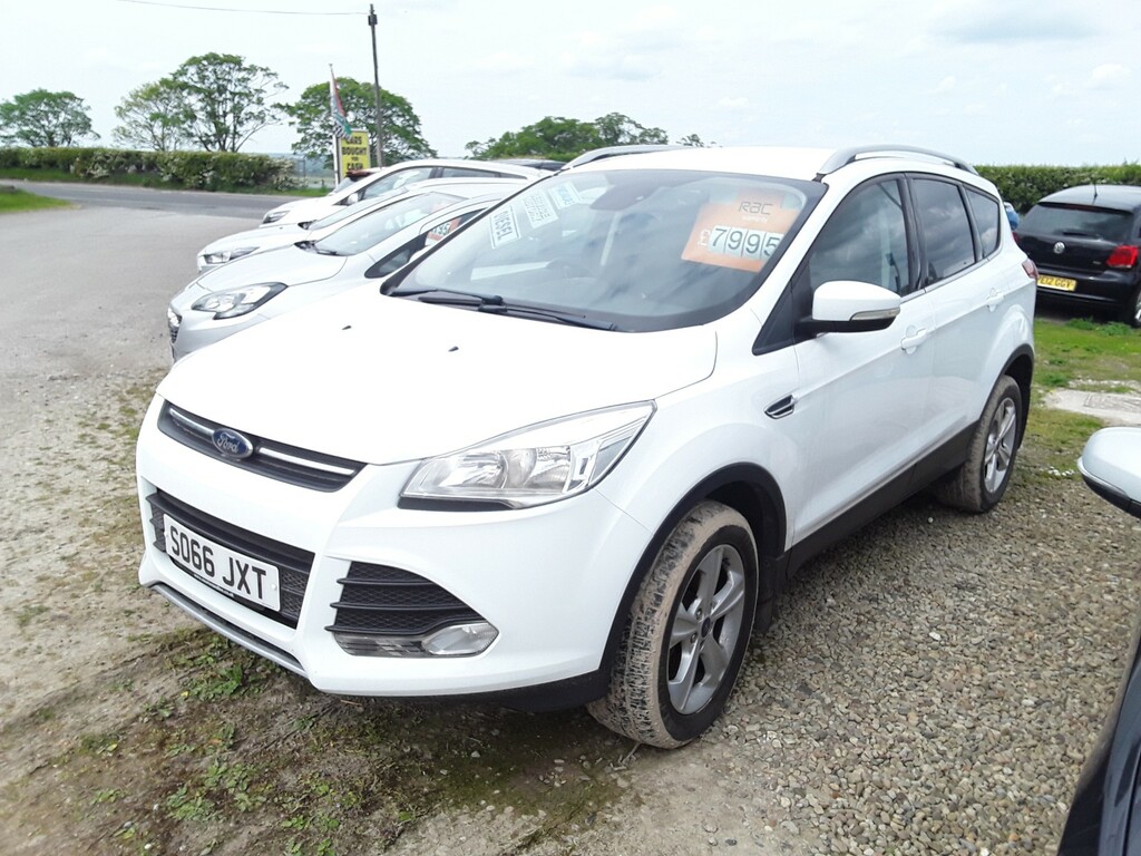 Ford Kuga Suv 2.0 Tdci Zetec 2016 SO66JXT White #3