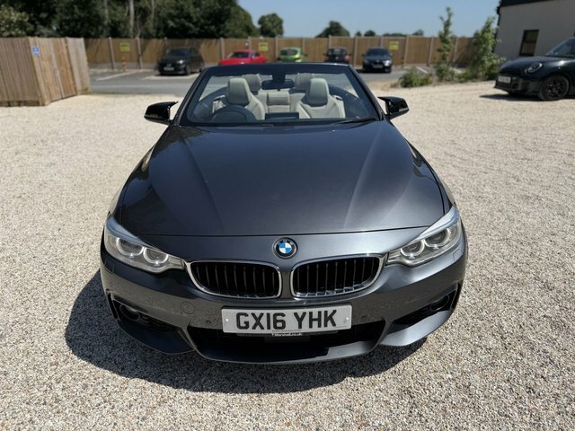 BMW 4 Series 2.0 420D M Sport Convertible Euro GX16YHK Grey #2