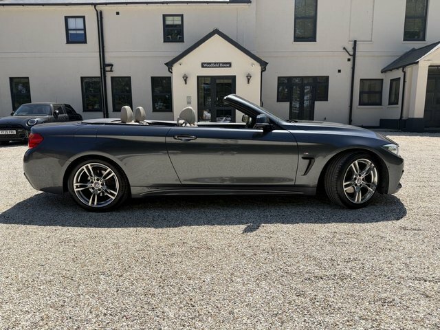 BMW 4 Series 2.0 420D M Sport Convertible Euro GX16YHK Grey #4