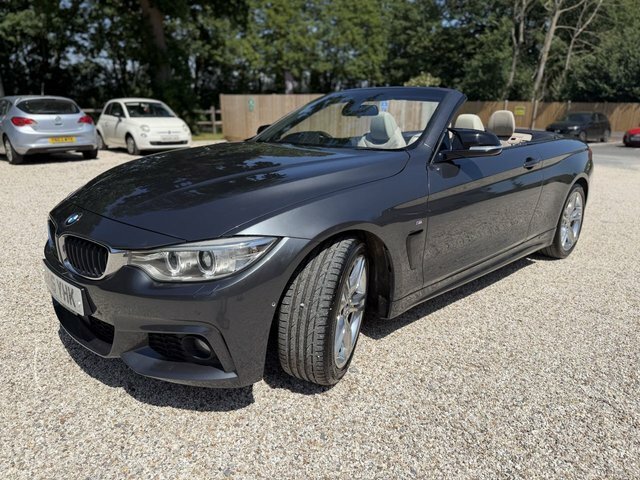 BMW 4 Series 2.0 420D M Sport Convertible Euro GX16YHK Grey #3