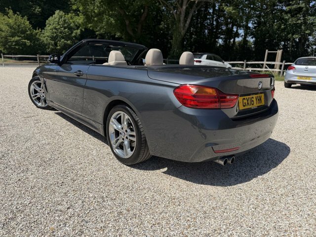 BMW 4 Series 2.0 420D M Sport Convertible Euro GX16YHK Grey #6