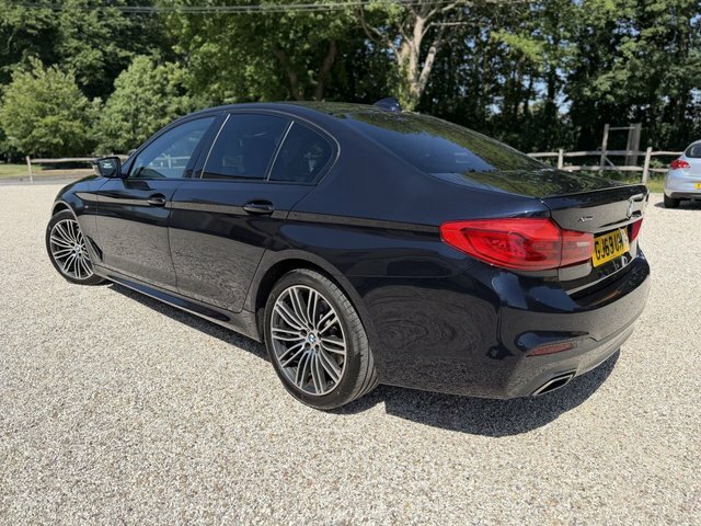 BMW 5 Series 2.0 520D M Sport Saloon Xdrive Eur GJ69UHP Black #6