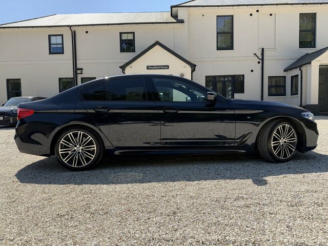 BMW 5 Series 2.0 520D M Sport Saloon Xdrive Eur GJ69UHP Black #4
