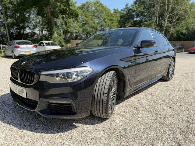 BMW 5 Series 2.0 520D M Sport Saloon Xdrive Eur GJ69UHP Black #3