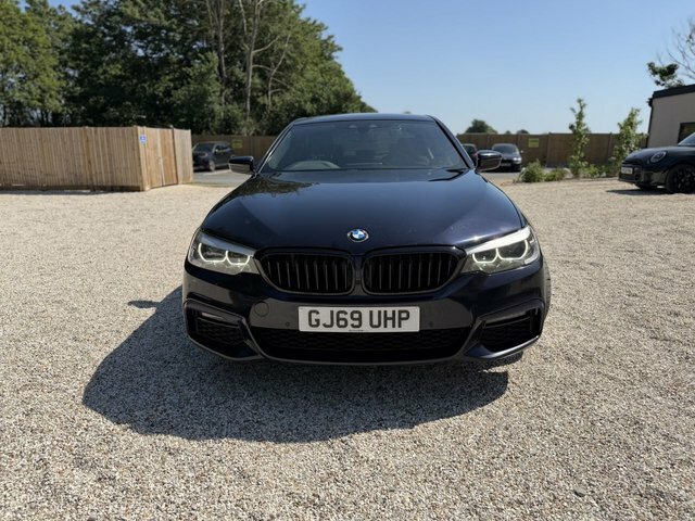 BMW 5 Series 2.0 520D M Sport Saloon Xdrive Eur GJ69UHP Black #2