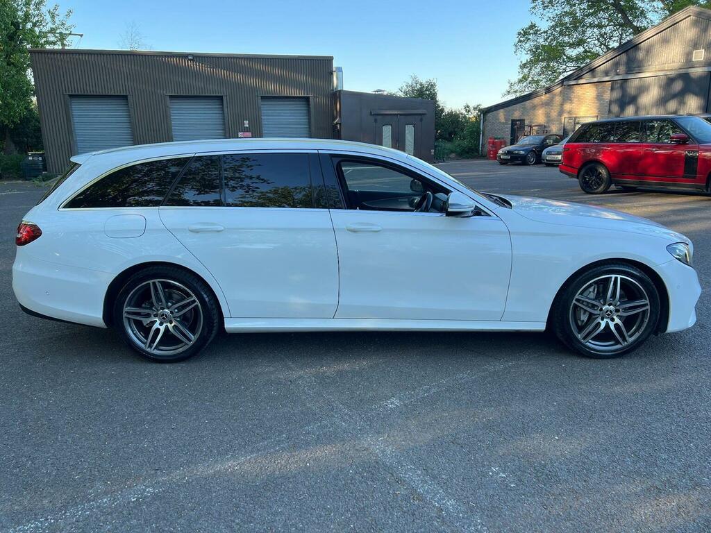 Mercedes-Benz E Class Estate 2.0 E220d Amg Line G-tronic Euro 6 Ss 5 SG17FLF White #2