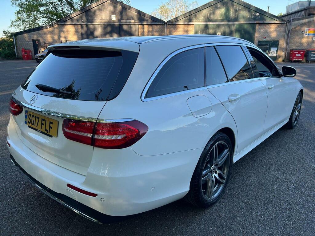 Mercedes-Benz E Class Estate 2.0 E220d Amg Line G-tronic Euro 6 Ss 5 SG17FLF White #3