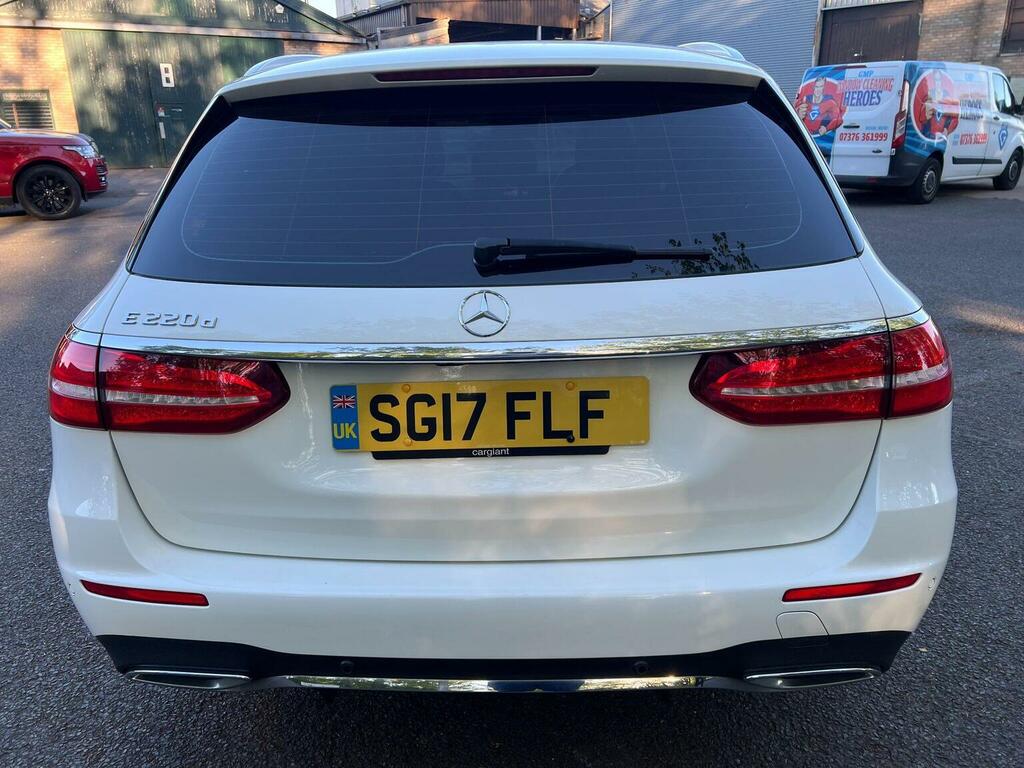 Mercedes-Benz E Class Estate 2.0 E220d Amg Line G-tronic Euro 6 Ss 5 SG17FLF White #4