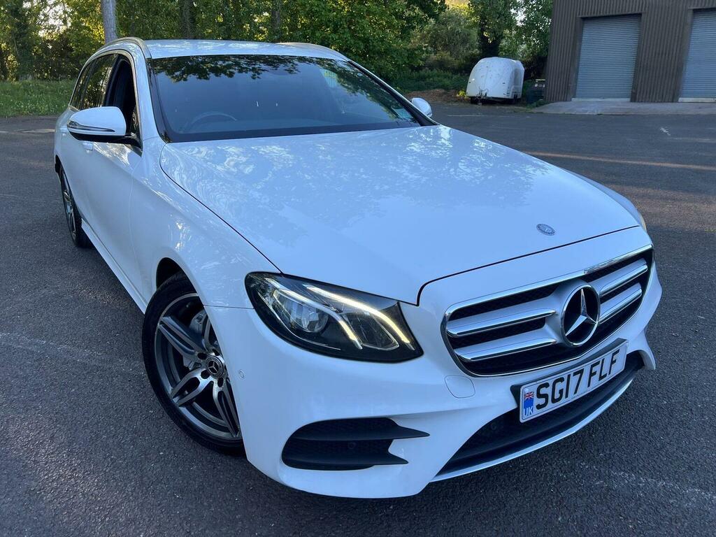 Mercedes-Benz E Class Estate 2.0 E220d Amg Line G-tronic Euro 6 Ss 5 White
