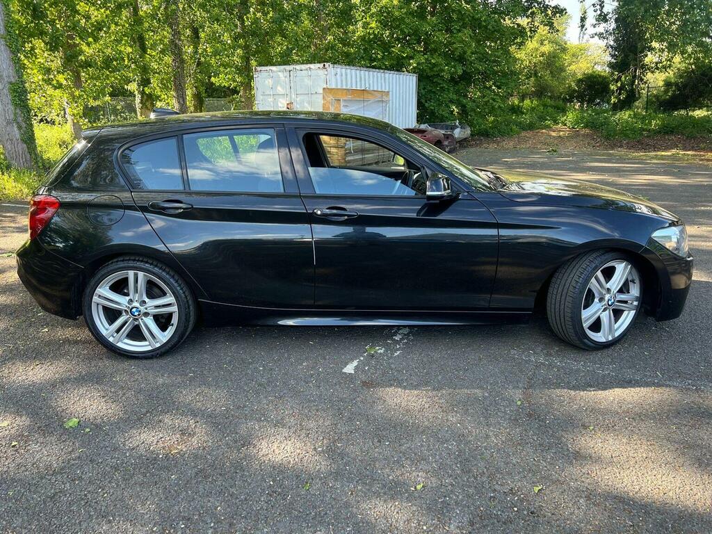 BMW 1 Series Hatchback 2.0 116D M Sport Euro 5 Ss 2012 YG62NPK Black #2