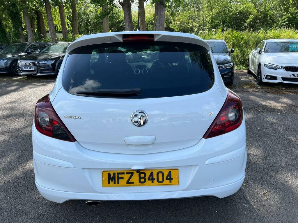 Vauxhall Corsa Hatchback 1.2 16V Limited Edition Euro 5 2013 MFZ8404 White #6