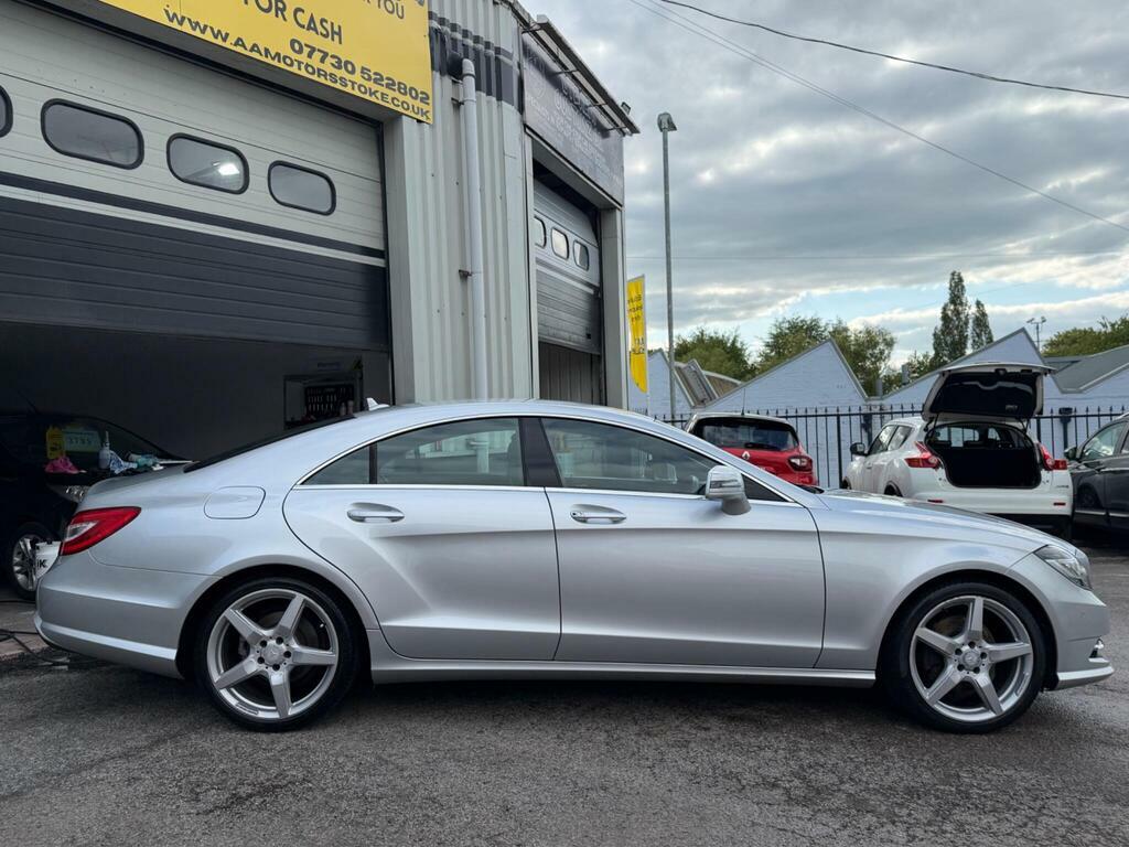Mercedes-Benz CLS 2.1 Cls250 Cdi Blueefficiency Amg Sport Coupe G-tr Silver #3