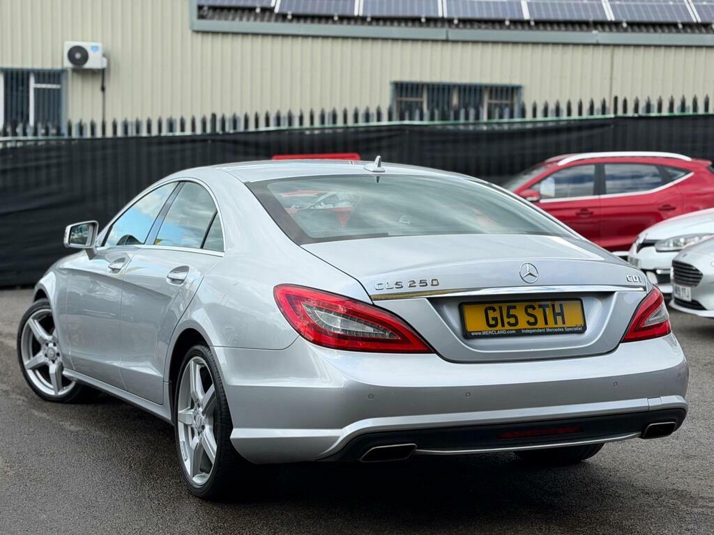 Mercedes-Benz CLS 2.1 Cls250 Cdi Blueefficiency Amg Sport Coupe G-tr Silver #5