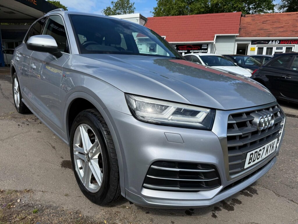 Audi Q5 2.0 Tdi S Line S Tronic Quattro Euro 6 Ss Silver