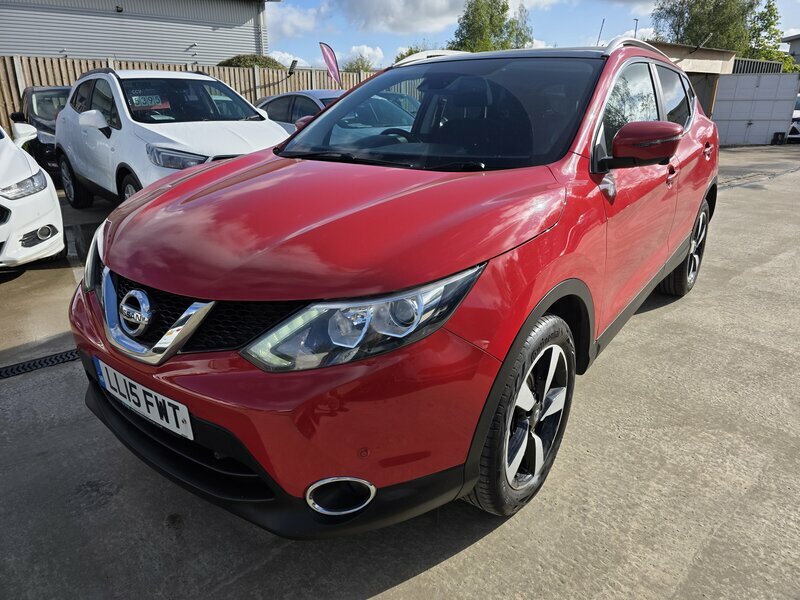 Nissan Qashqai 1.5-Qashqai-n-tec-dci-5dr LL15FWT Red #3