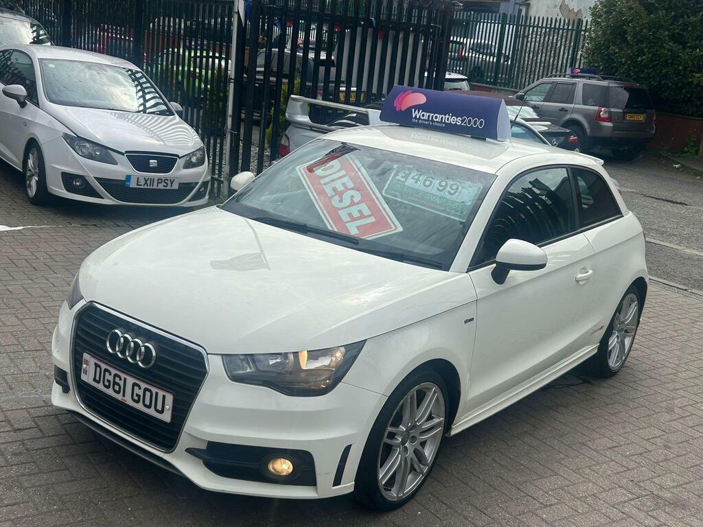 Audi A1 1.6 Tdi S Line Euro 5 S S DG61GOU White #3