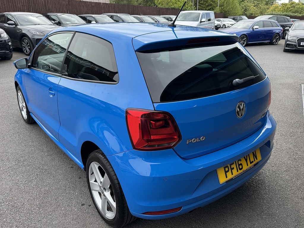 Volkswagen Polo Tsi Bluemotion Tech Sel U15491403 Ulez PF16YLN Blue #6