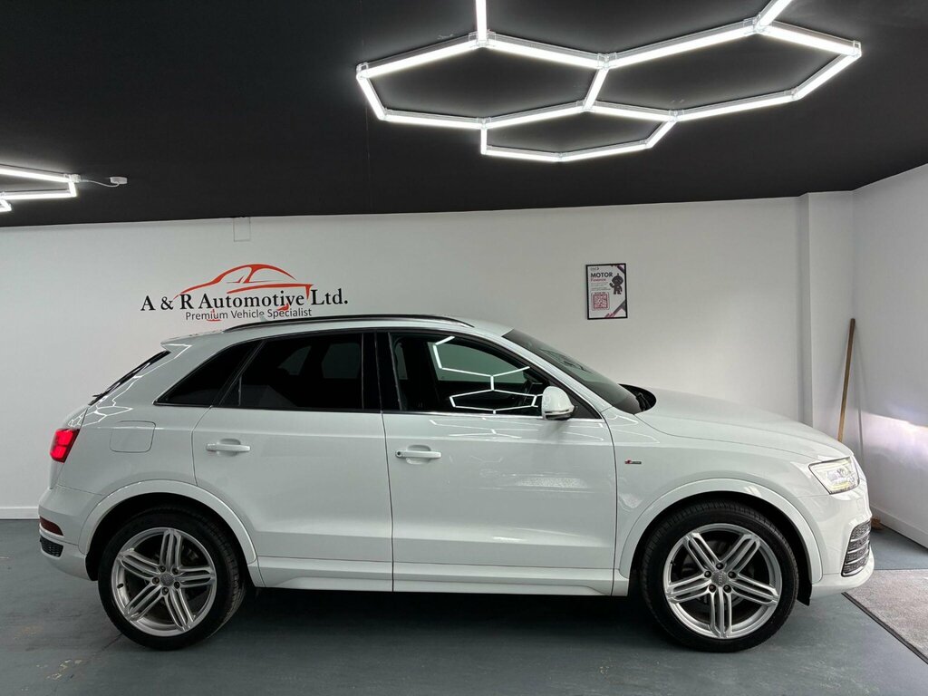 Audi Q3 2.0 Tdi S Line Plus S Tronic Quattro Euro 6 Ss GV65HNC White #2