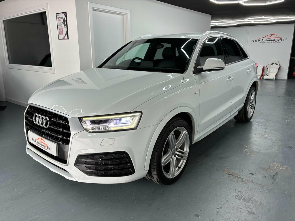 Audi Q3 2.0 Tdi S Line Plus S Tronic Quattro Euro 6 Ss GV65HNC White #5