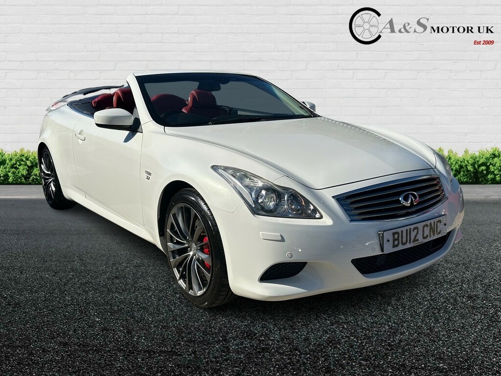 Infiniti G Convertible 3.7 37 V6 Gt 201212 White #3