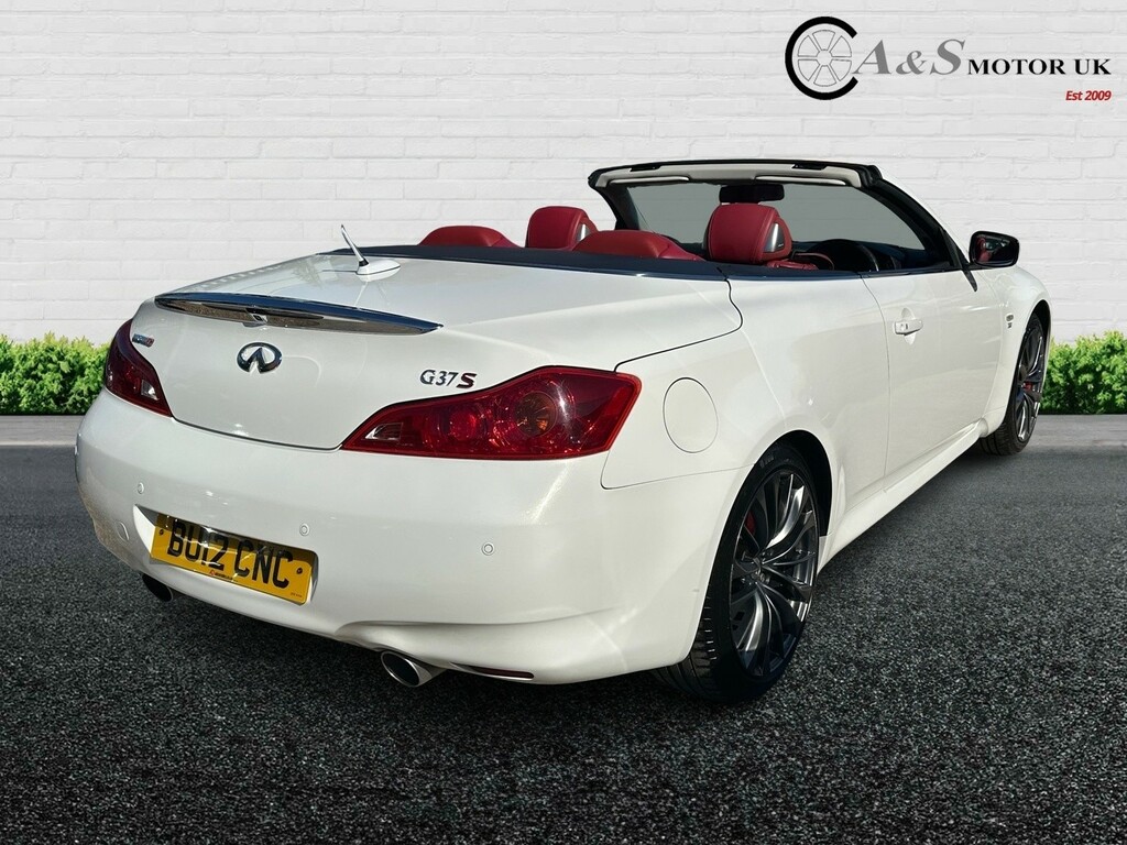 Infiniti G Convertible 3.7 37 V6 Gt 201212 White #4
