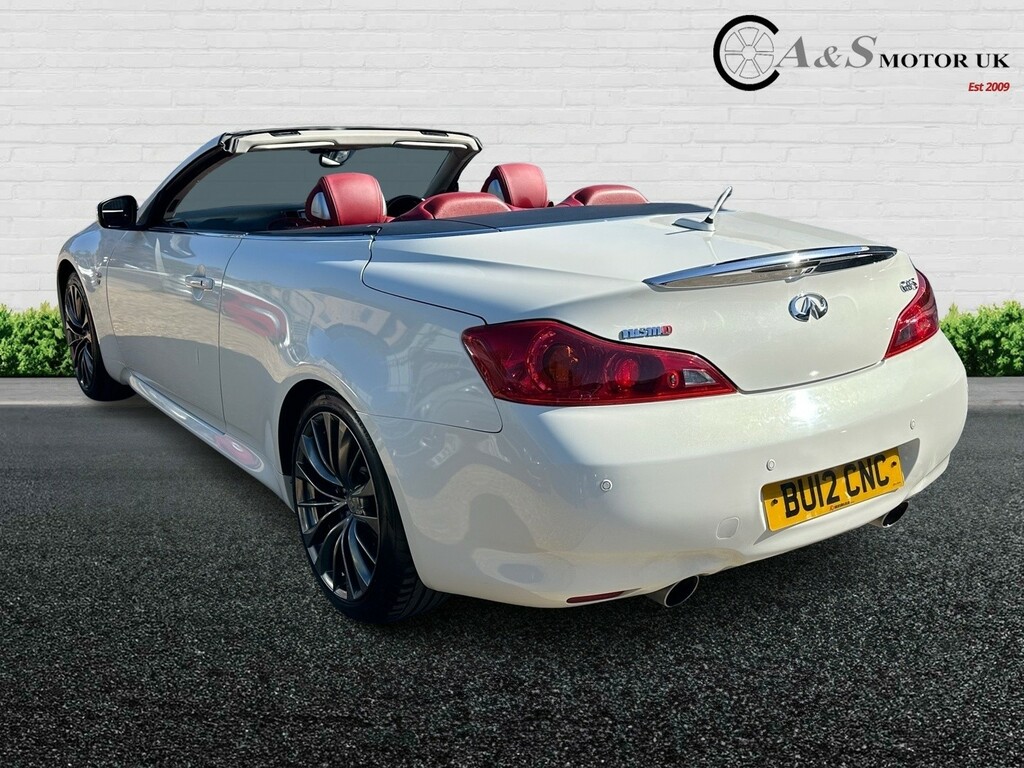Infiniti G Convertible 3.7 37 V6 Gt 201212 White #6