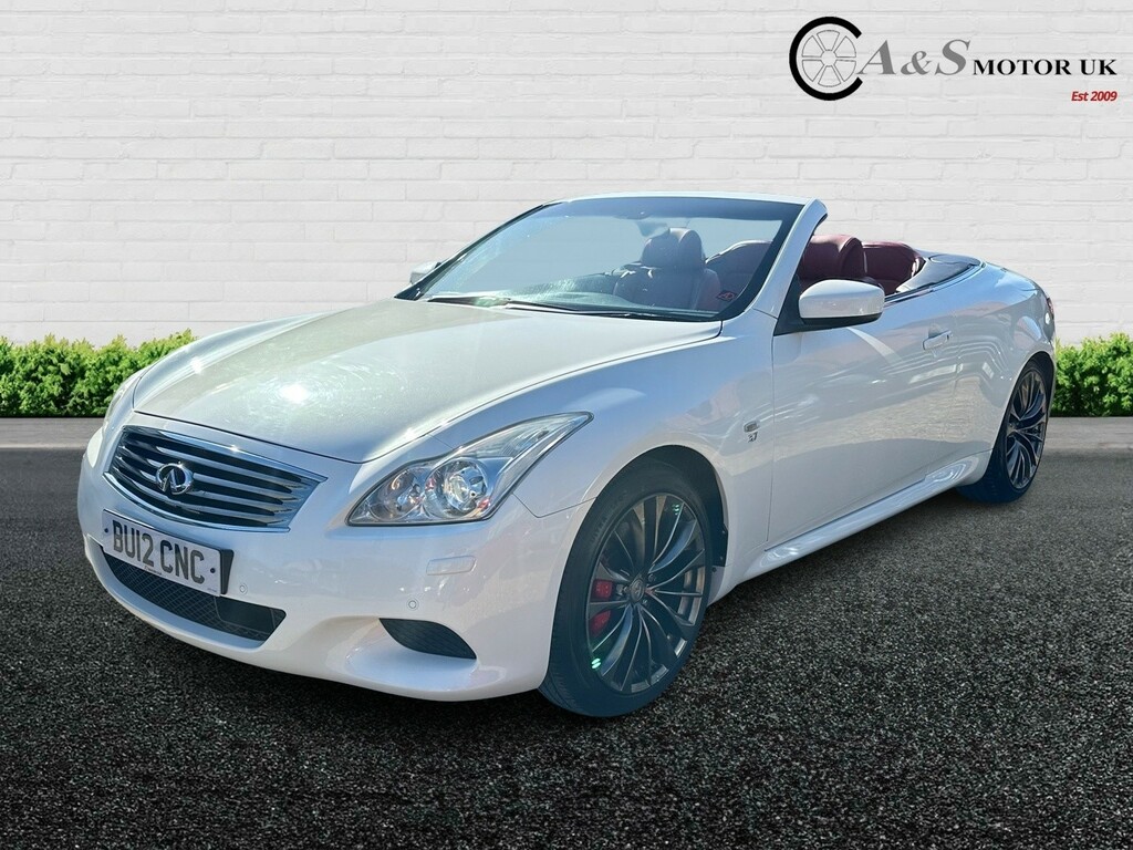 Infiniti G Convertible 3.7 37 V6 Gt 201212 White