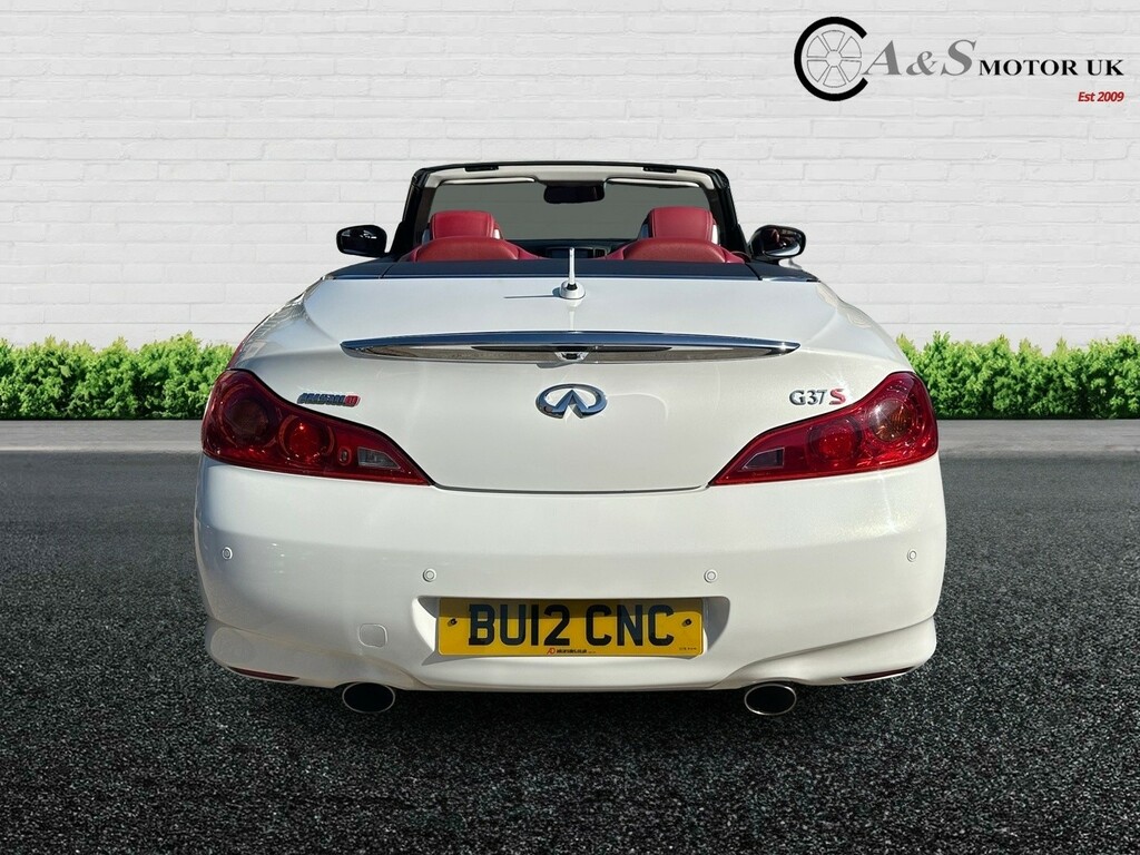 Infiniti G Convertible 3.7 37 V6 Gt 201212 White #5